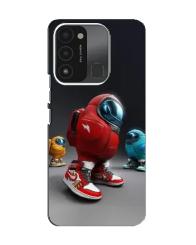 Чохол для TECNO Spark 8C з картинкою «Among Us — 3D стиль»