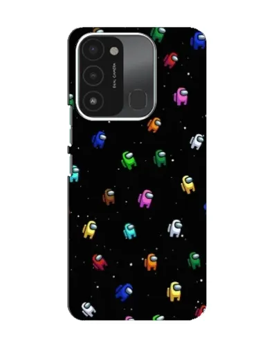 Чохол для TECNO Spark 8C з картинкою «Екіпаж Among Us»