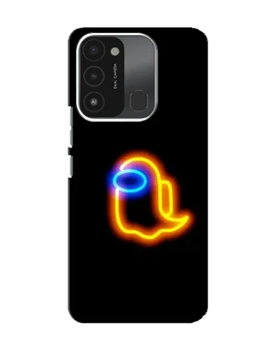 Чохол для TECNO Spark 8C з картинкою «Among Us неонове сяйво»