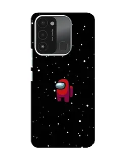 Чохол для TECNO Spark 8C з картинкою «Червоний Among Us»