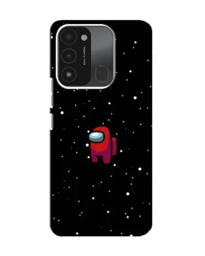 Чохол для TECNO Spark 8C з картинкою «Червоний Among Us»