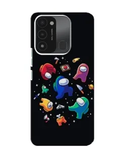 Чохол для TECNO Spark 8C з картинкою «Among Us космос»