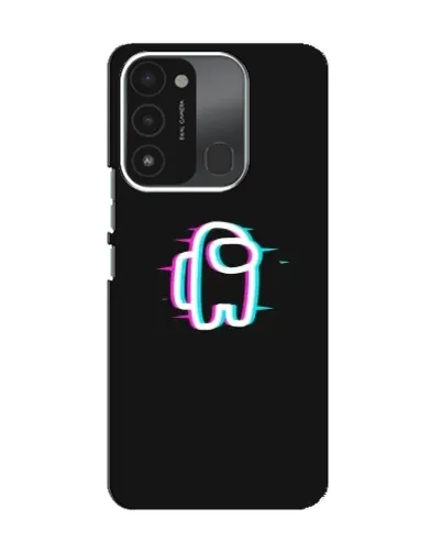 Чохол для TECNO Spark 8C з картинкою «Among Us неон»