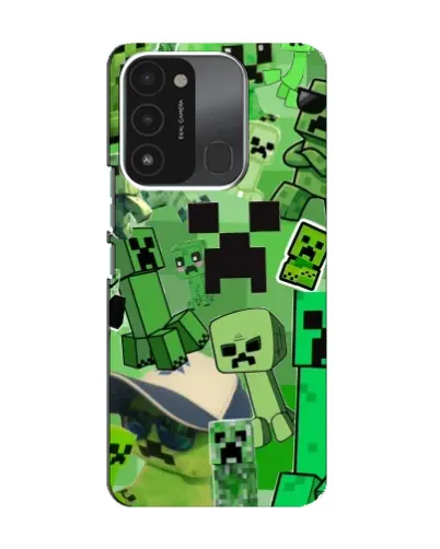 Чохол для TECNO Spark 8C з картинкою «Кріпери Minecraft» Чохол для TECNO Spark 8C з картинкою «Кріпери Minecraft»