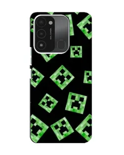 Чохол для TECNO Spark 8C з картинкою «Паттерн з кріперами»