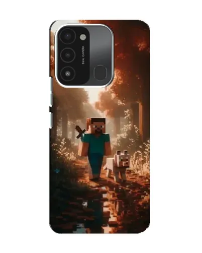 Чохол для TECNO Spark 8C з картинкою «Стів у лісі» Чохол для TECNO Spark 8C з картинкою «Стів у лісі»