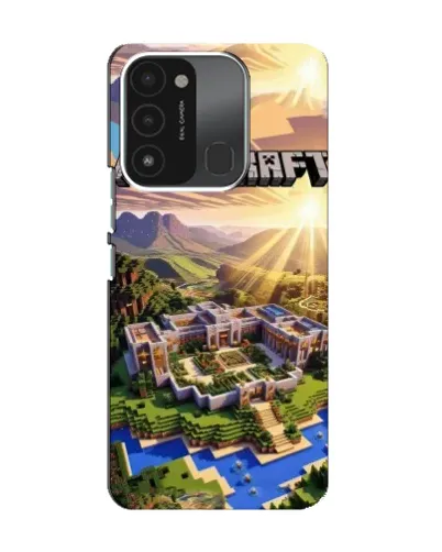 Чохол для TECNO Spark 8C з картинкою «Minecraft панорама» Чохол для TECNO Spark 8C з картинкою «Minecraft панорама»