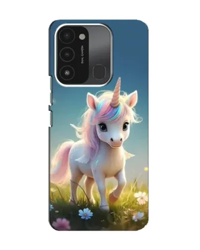 Чехол для TECNO Spark 8C с картинкой «Единорог на поляне» Чехол для TECNO Spark 8C с картинкой «Единорог на поляне»
