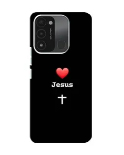 Чохол для TECNO Spark 8C з картинкою «Серце - Jesus» Чохол для TECNO Spark 8C з картинкою «Серце - Jesus»