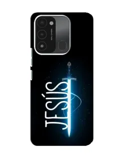 Чохол для TECNO Spark 8C з картинкою «Меч Духа Jesus»