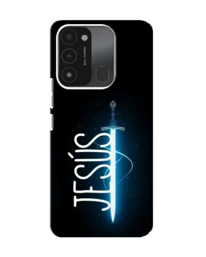 Чохол для TECNO Spark 8C з картинкою «Меч Духа Jesus»