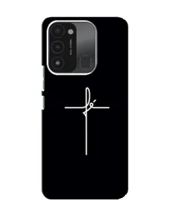 Чохол для TECNO Spark 8C з картинкою «Тонкий хрест»