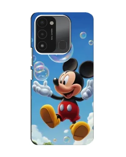 Чехол для TECNO Spark 8C с картинкой «Mickey и мыльные пузыри» Чехол для TECNO Spark 8C с картинкой «Mickey и мыльные пузыри»