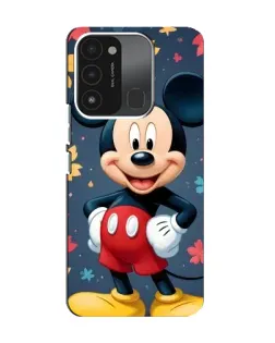 Чехол для TECNO Spark 8C с картинкой «Осенний Mickey Mouse»