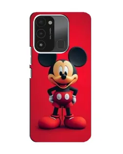 Чехол для TECNO Spark 8C с картинкой «Mickey в полный рост»
