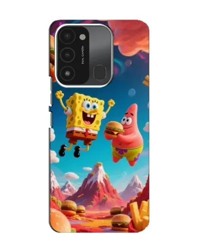 Чехол для TECNO Spark 8C с картинкой «Космический фастфуд» Чехол для TECNO Spark 8C с картинкой «Космический фастфуд»