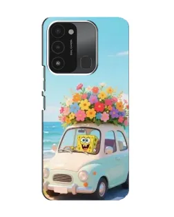Чехол для TECNO Spark 8C с картинкой «Автомобильное путешествие»