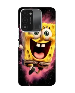 Чехол для TECNO Spark 8C с картинкой «Взрывной Спанч Боб»