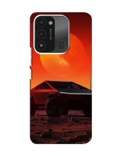 Чохол для TECNO Spark 8C з картинкою «Cybertruck на Марсі»