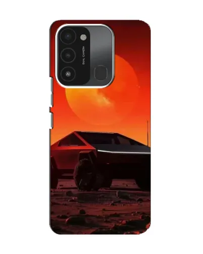 Чохол для TECNO Spark 8C з картинкою «Cybertruck на Марсі»