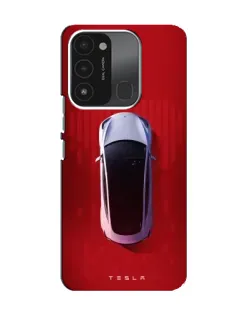 Чохол для TECNO Spark 8C з картинкою «Tesla Top View»
