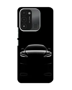 Чохол для TECNO Spark 8C з картинкою «Силует Tesla Night»