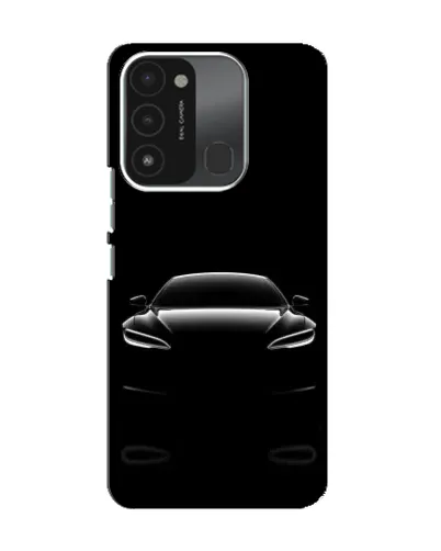 Чохол для TECNO Spark 8C з картинкою «Силует Tesla Night»
