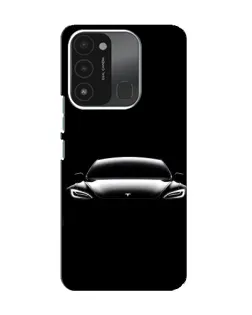 Чохол для TECNO Spark 8C з картинкою «Фари Tesla Night»