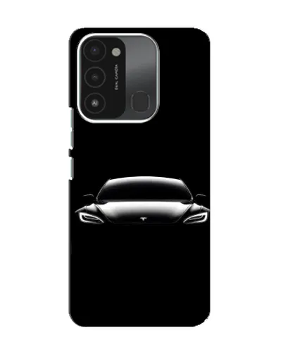 Чохол для TECNO Spark 8C з картинкою «Фари Tesla Night»