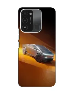 Чохол для TECNO Spark 8C з картинкою «Cybertruck у пустелі»