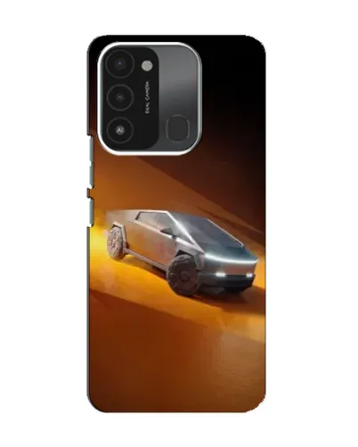 Чохол для TECNO Spark 8C з картинкою «Cybertruck у пустелі»