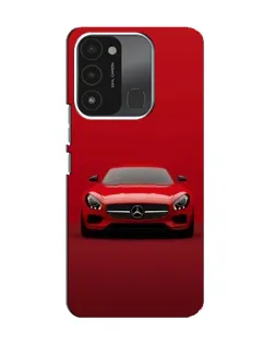 Чохол для TECNO Spark 8C з картинкою «Червоний Mercedes AMG»