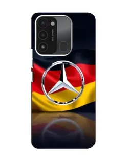 Чохол для TECNO Spark 8C з картинкою «Mercedes — прапор Німеччини»