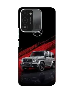 Чохол для TECNO Spark 8C з картинкою «Mercedes G-Class червоний»