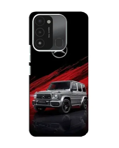 Чохол для TECNO Spark 8C з картинкою «Mercedes G-Class червоний»