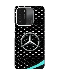 Чохол для TECNO Spark 8C з картинкою «Mercedes — бірюзовий акцент»