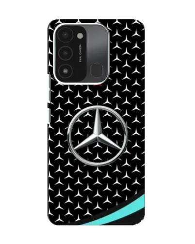 Чохол для TECNO Spark 8C з картинкою «Mercedes — бірюзовий акцент»