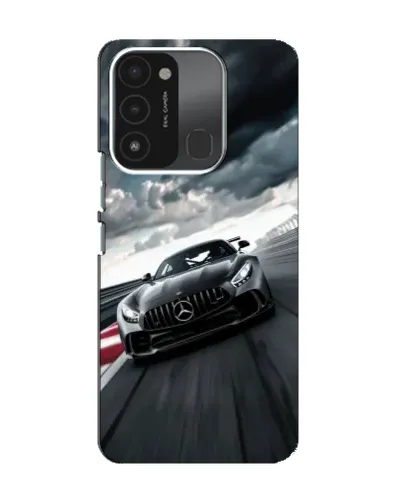 Чохол для TECNO Spark 8C з картинкою «Гоночний Mercedes AMG»