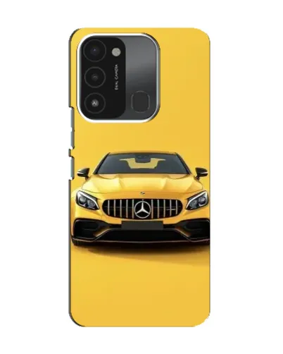 Чохол для TECNO Spark 8C з картинкою «Жовтий Mercedes GT»