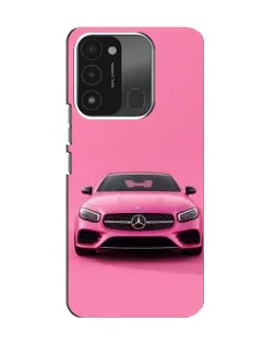 Чохол для TECNO Spark 8C з картинкою «Рожевий Mercedes AMG»