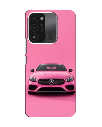 Чохол для TECNO Spark 8C з картинкою «Рожевий Mercedes AMG»