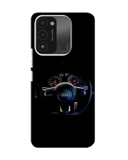 Чохол для TECNO Spark 8C з картинкою «Салон Audi — кермо»