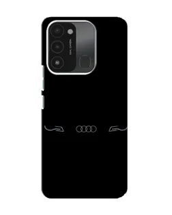 Чохол для TECNO Spark 8C з картинкою «Audi — світловий підпис»