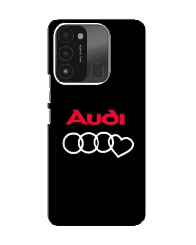 Чохол для TECNO Spark 8C з картинкою «Логотип Audi Heart»