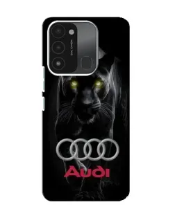 Чохол для TECNO Spark 8C з картинкою «Пантера та Audi»