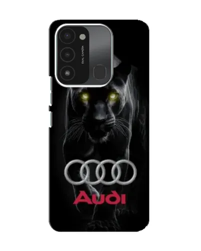 Чохол для TECNO Spark 8C з картинкою «Пантера та Audi»