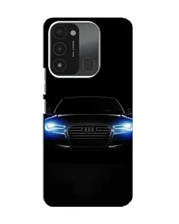 Чохол для TECNO Spark 8C з картинкою «Audi в неоні»