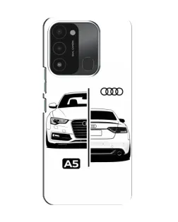 Чохол для TECNO Spark 8C з картинкою «Audi — контрастний дизайн»