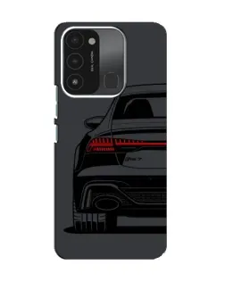 Чохол для TECNO Spark 8C з картинкою «Задня частина Audi — арт»