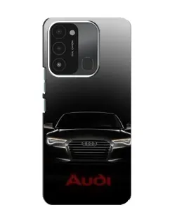 Чохол для TECNO Spark 8C з картинкою «Audi — градієнтний контур»